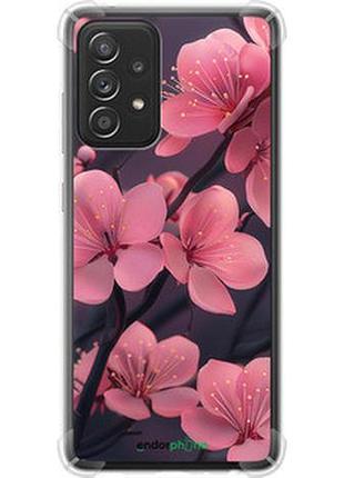 Чехол на samsung galaxy a52 пурпурная сакура "6075sp-2251-2448"