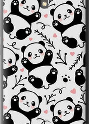 Чехол на xiaomi redmi note 2 панды "4318t-96-2448"
