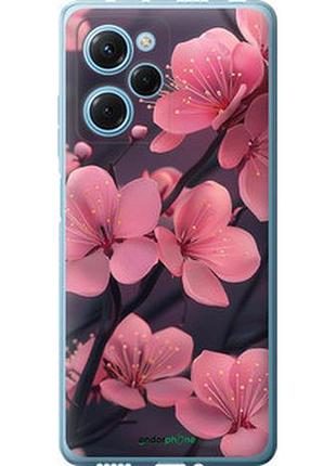 Чехол на xiaomi redmi note 12 pro speed пурпурная сакура "6075u-3334-2448"
