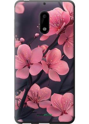 Чехол на nokia 6 пурпурная сакура "6075u-898-2448"