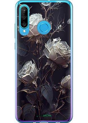 Чехол на huawei p30 lite розы 2 "5550t-1651-2448"