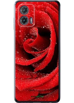 Чехол на motorola g73 красная роза "529u-3196-2448"