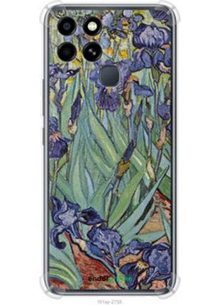 Чехол на infinix smart 6 винсент ван гог. ирисы "161sp-2758-2448"