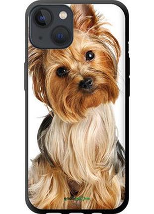 Чехол на iphone 13 йоркширский терьер с хвостиком "930b-2374-2448"