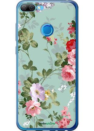 Чехол на huawei honor 9i цветочные обои 2 "862u-1853-2448"