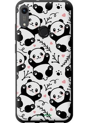 Чехол на huawei y6s панды "4318b-1871-2448"