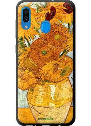 Чехол на samsung galaxy a20 2019 a205f винсент ван гог. подсолнухи "162b-1761-2448"