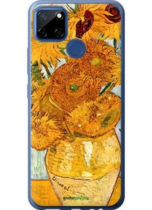 Чехол на realme c12 винсент ван гог. подсолнухи "162t-2240-2448"