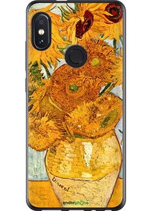 Чехол на xiaomi redmi note 5 винсент ван гог. подсолнухи "162t-1516-2448"
