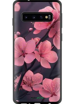 Чехол на samsung galaxy s10 пурпурная сакура "6075b-1640-2448"