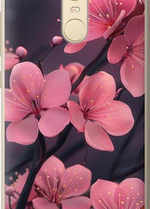 Чохол на xiaomi redmi note 3 пурпурова сакура "6075t-95-2448"
