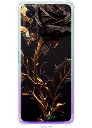 Чехол на vivo y31 роза 3 "5552sp-584-2448"
