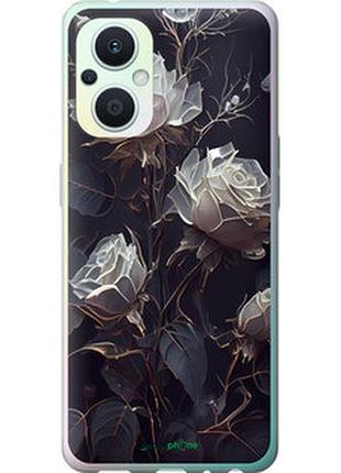Чехол на oppo reno8 lite розы 2 "5550u-2755-2448"