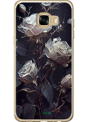 Чехол на samsung galaxy c5 c5000 розы 2 "5550t-301-2448"