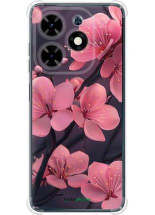 Чохол на tecno spark go 2024 пурпурова сакура "6075sp-3432-2448"