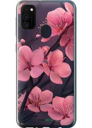 Чехол на samsung galaxy m21 m215f пурпурная сакура "6075u-2016-2448"