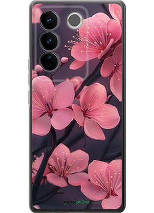 Чохол на vivo s16 pro пурпурова сакура "6075u-3123-2448"