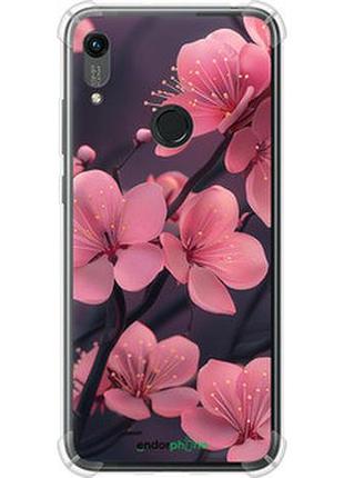 Чохол на huawei honor 8a пурпурова сакура "6075sp-1635-2448"