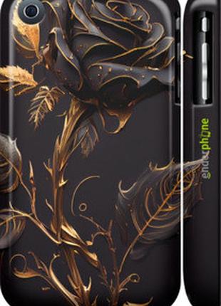 Чехол на iphone 3gs роза 3 "5552m-34-2448"