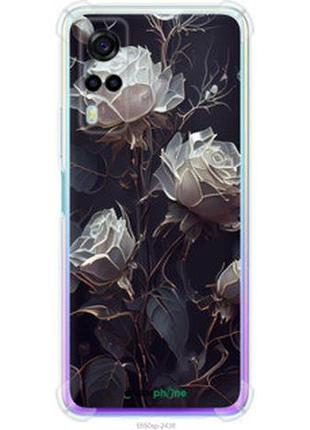 Чехол на vivo y31 розы 2 "5550sp-584-2448"