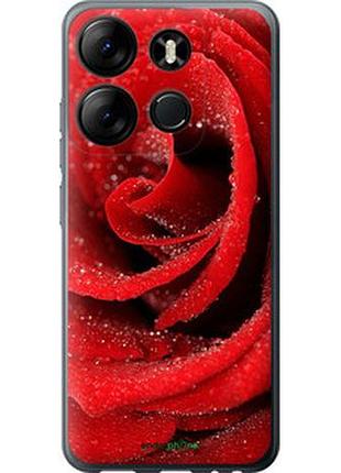 Чехол на infinix smart 7 красная роза "529u-3195-2448"