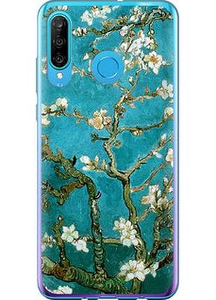 Чехол на huawei p30 lite винсент ван гог. сакура "841u-1651-2448"