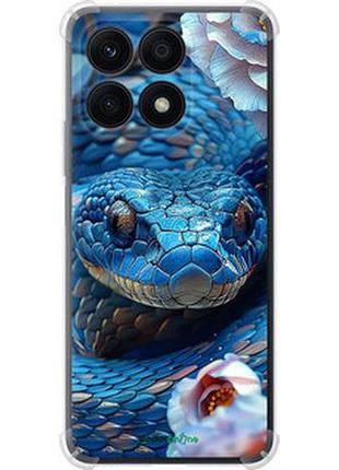 Чехол на huawei honor x8a blue snake "6079sp-2963-2448"