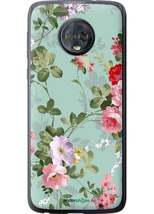 Чохол на motorola moto g6 plus квіткові шпалери 2 "862u-976-2448"