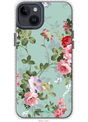 Чохол на iphone 14 plus квіткові шпалери 2 "862pc-2645-2448"