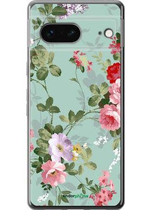 Чехол на google pixel 7 цветочные обои 2 "862u-2839-2448"