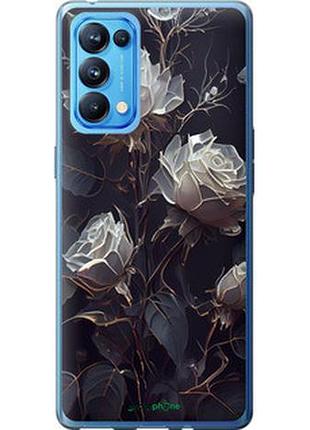 Чехол на oppo reno5 pro розы 2 "5550u-2239-2448"