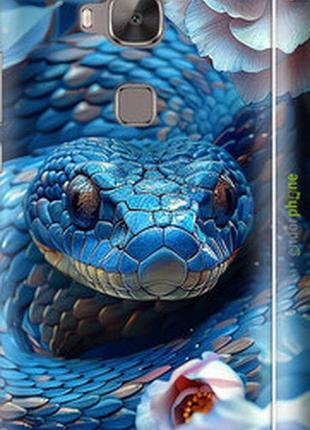 Чехол на huawei g8 blue snake "6079m-493-2448"