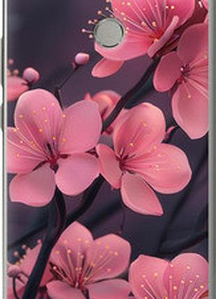 Чехол на xiaomi mi max пурпурная сакура "6075u-275-2448"