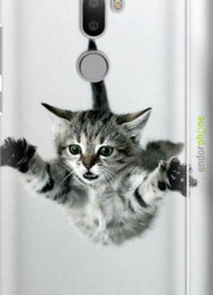 Чехол на xiaomi mi 5s plus летящий котёнок "2322c-396-2448"