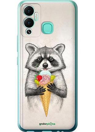 Чехол на infinix hot 12 play енотик с мороженым "4602u-2759-2448"
