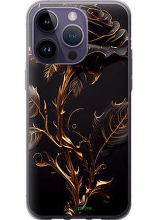 Чехол на iphone 14 pro max роза 3 "5552u-2667-2448"