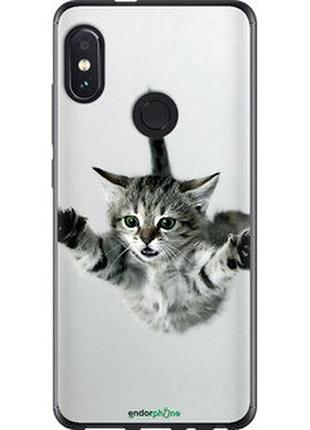 Чехол на xiaomi redmi note 5 летящий котёнок "2322u-1516-2448"