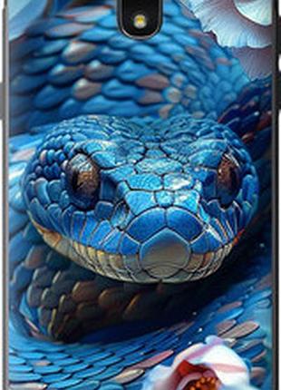 Чехол на samsung galaxy j7 2018 blue snake "6079u-1502-2448"