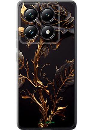 Чехол на xiaomi 14t pro роза 3 "5552u-3806-2448"