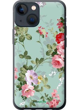 Чехол на iphone 13 mini цветочные обои 2 "862u-2373-2448"