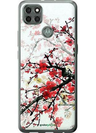 Чохол на motorola g9 power квітучий кущ "831u-2229-2448"