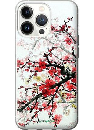Чехол на iphone 13 pro цветущий куст "831t-2372-2448"