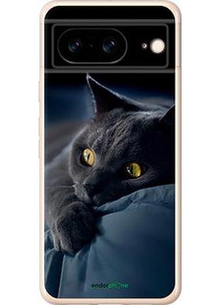 Чехол на google pixel 8 дымчатый кот "825u-3060-2448"