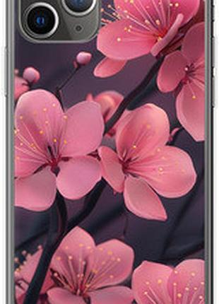Чехол на iphone 11 pro пурпурная сакура "6075sp-1788-2448"