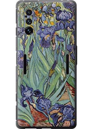 Чехол на xiaomi poco f4 gt винсент ван гог. ирисы "161u-2958-2448"