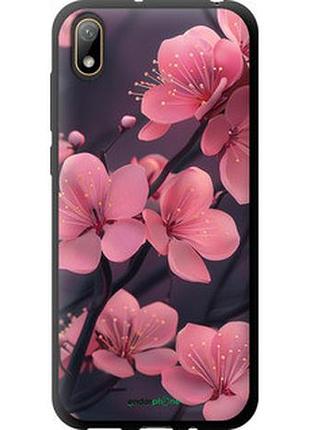 Чохол на huawei y5 2019 пурпурова сакура "6075b-1695-2448"