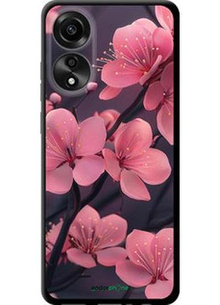 Чехол на oppo a78 4g пурпурная сакура "6075b-3142-2448"