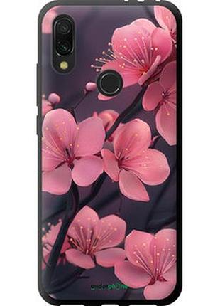 Чохол на xiaomi redmi 7 пурпурова сакура "6075b-1669-2448"