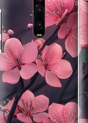 Чехол на xiaomi redmi k20 пурпурная сакура "6075m-1817-2448"