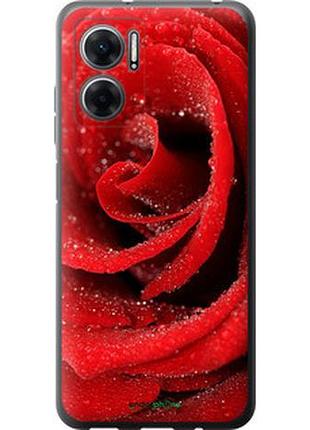 Чехол на xiaomi redmi 11 prime 5g красная роза "529u-2872-2448"